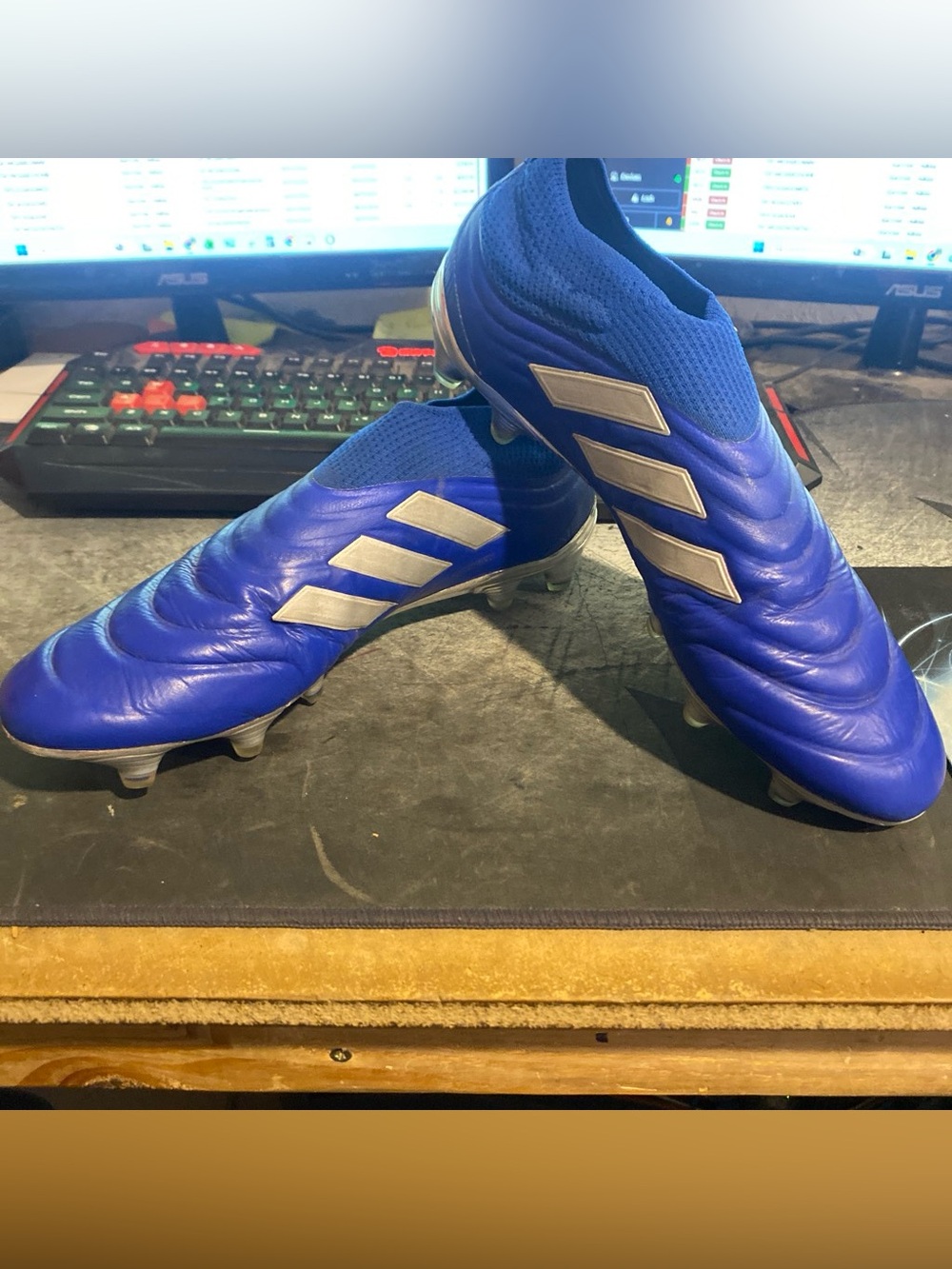 Adidas Copa 20+ FG “InFlight Pack” Blue White Soccer Cleats US Size 9 EH0877 - Picture 3 of 8